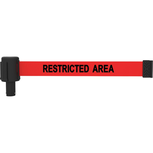 PLUS Banner Cassette, Restricted Area, 15', Red Tape Action Paper