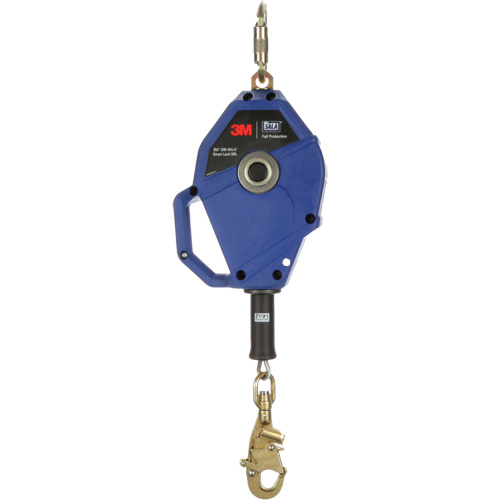 Smart Lock Self-Retracting Lifeline, 20', Galvanized Steel, Swivel Action Paper