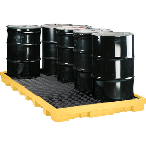 Modular Spill Platform, 121 US gal. Spill Capacity, 51.5" x 103" x 6.5" Action Paper