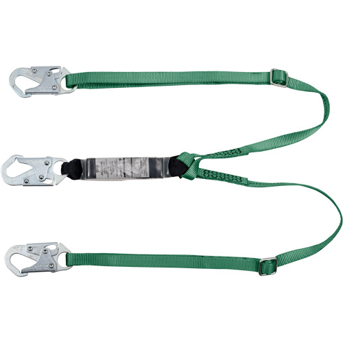 V-Series Lanyard, 6', Snap Hook Center, Snap Hook Leg Ends, Polyester Action Paper