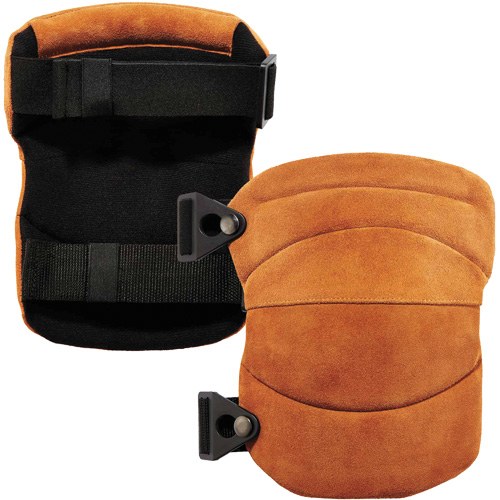 ProFlex&reg; 230 Knee Pads, Buckle Style, Leather Caps, Foam Pads Action Paper
