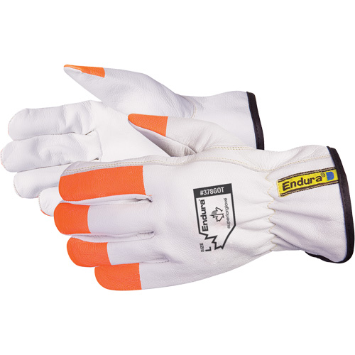 Gants de conducteur de luxe pour l'hiver Endura, T-petit, Paume en Cuir fleur de ch&egrave;vre, Thinsulate Action Paper
