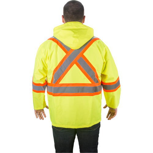 Imperm&eacute;able RZ1000, Polyester, T-Grand, Jaune lime haute visibilit&eacute; Action Paper