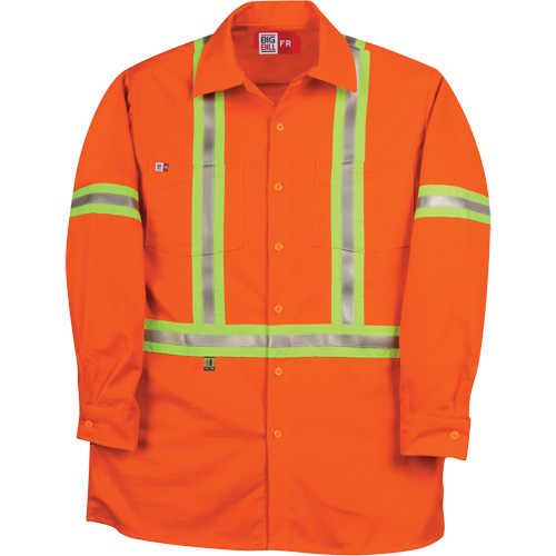 Chemise de travail industrielle Westex UltraSoft, Petit, Orange Action Paper