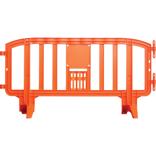 Movit Barricade, Interlocking, 78" L x 39" H, Orange Action Paper