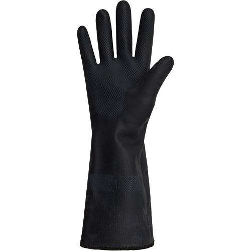 SolvStop Heady-Duty Chemical & Heat-Resistant Gloves, Neoprene, 8, Protects Up To 392° F (200° C) Action Paper
