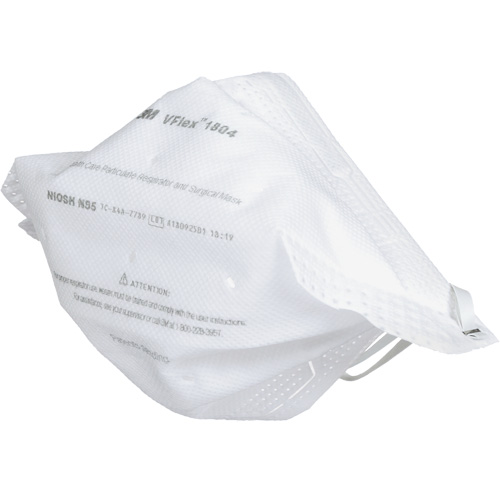 Respirateur et masque chirurgical VFlex contre les particules en sant&eacute;, N95, Certifi&eacute; NIOSH Action Paper