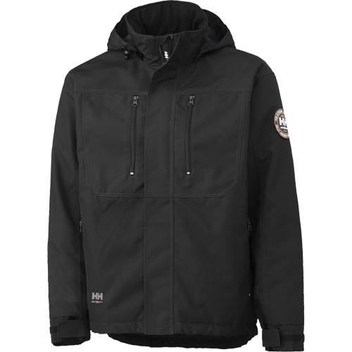 Berg Insulated Jacket, Men's, Small, Black Action Paper