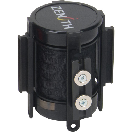 Cassette de ruban magn&eacute;tique pour barri&egrave;re de contr&ocirc;le des foules personnalis&eacute;e, 7', Ruban Noir Action Paper