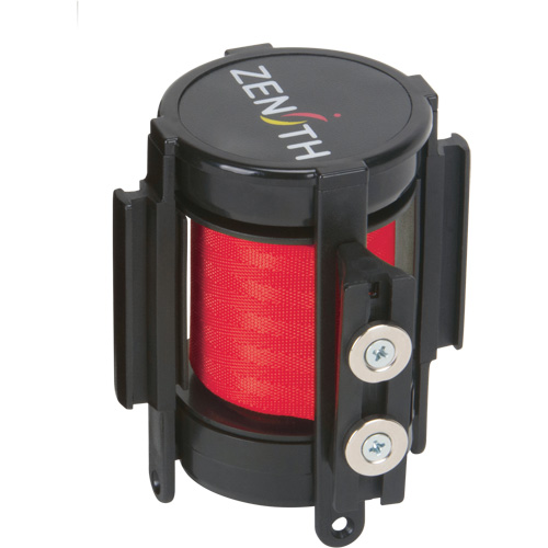 Cassette de ruban magn&eacute;tique pour barri&egrave;re de contr&ocirc;le des foules personnalis&eacute;e, 7', Ruban Rouge Action Paper