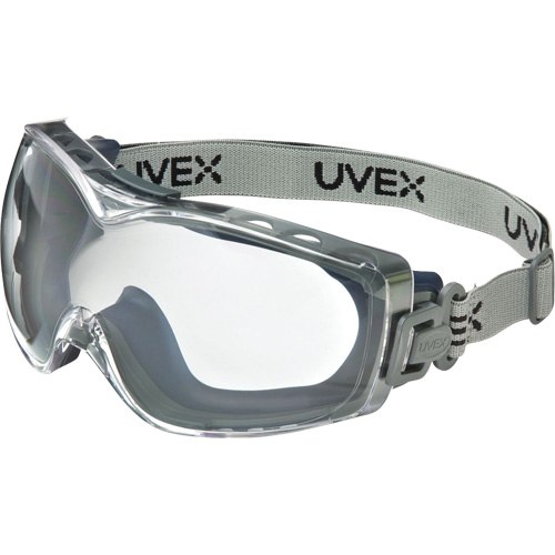 Uvex HydroShield&reg; Stealth&reg; OTG Safety Goggles, Clear Lens, Anti-Fog/Anti-Scratch, Indirect Vent Action Paper