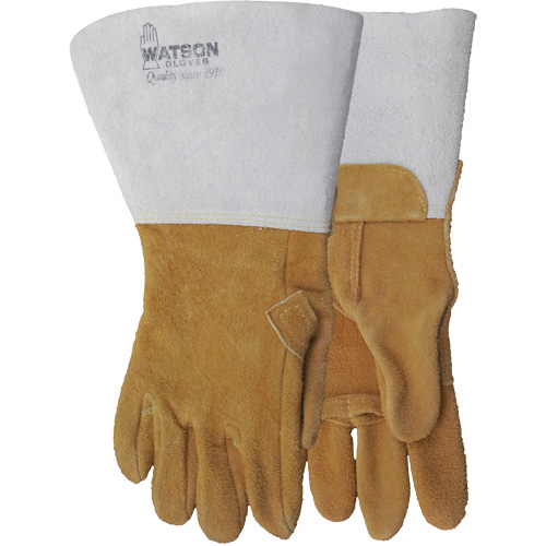 285 Buck-Tex Welding Gloves, Split Leather, Size 9 Action Paper