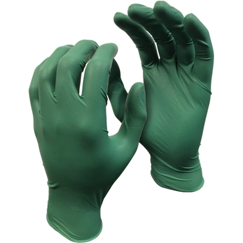 Gants 5559PF Green Monkey, Petit, Nitrile, 4 mils, Sans poudre, Vert Action Paper