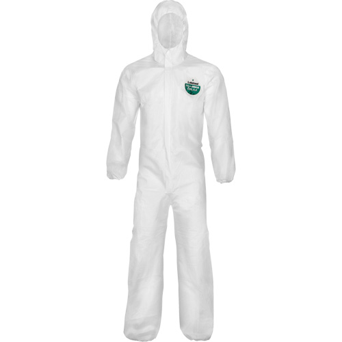 MicroMax&reg; NS Cool Suit Coveralls, Small, White, Microporous/Polypropylene Action Paper