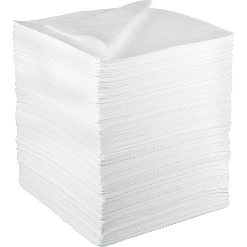 Petroleum Sorbent Pad, Oil Only, 19" x 17", 38.7 gal. Absorbancy Action Paper