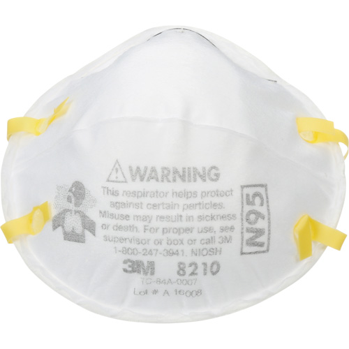 Respirateur contre les particules, N95, Certifi&eacute; NIOSH Action Paper