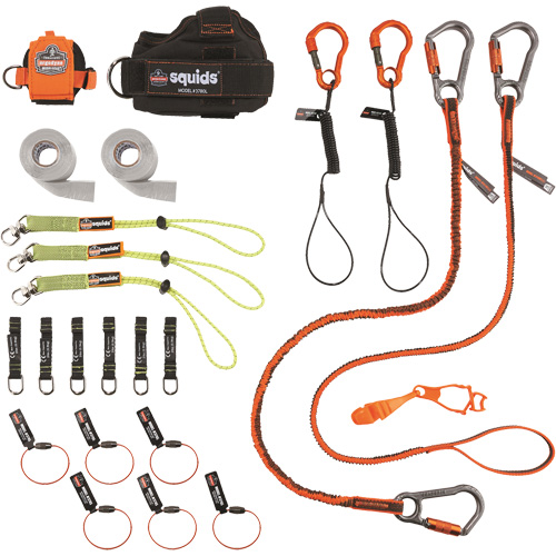 Trousse de longes de fixation d'outils pour charpentier et ouvrier 3183 Squids Action Paper