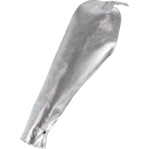 Welder's Heat Resistant Sleeves, 24", Aluminized Kevlar&reg;, Silver Action Paper