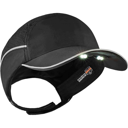Casque antichocs l&eacute;ger avec lampe DEL 8965 Skullerz, Noir Action Paper