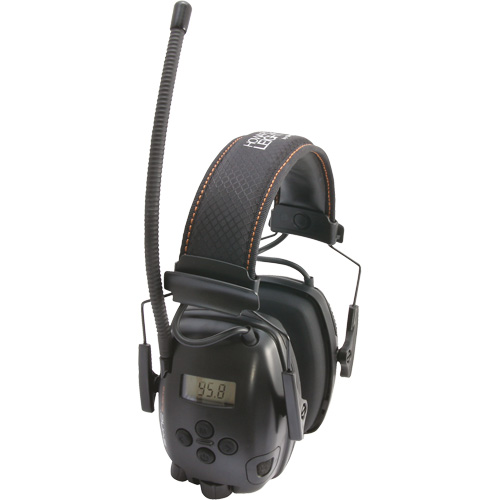 Couvre-oreilles et casque FM radio st&eacute;r&eacute;o num&eacute;rique Sync Electo de Howard Leight, Style Bandeau, 29 dB Action Paper