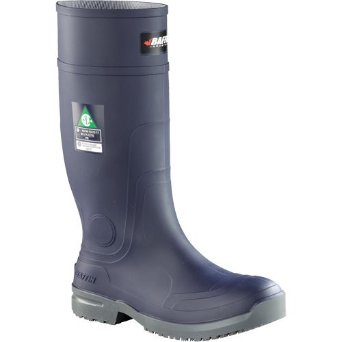 Slip Resistant Boots, Rubber, Steel Toe, Size 12 Action Paper