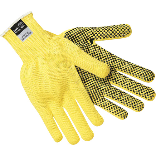 Cut Pro String Knit Gloves, Kevlar&reg;, Single Sided, 7 Gauge, Small Action Paper