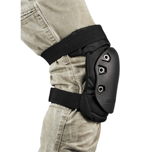ProFlex&reg; 435HL Comfort Hinged Hard Cap Knee Pads, Hook and Loop Style, Rubber Caps, Foam/Gel Pads Action Paper