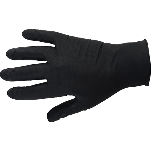 Gants jetables Kraken Grip G10 KleenGuard, Petit, Nitrile, 6 mils, Sans poudre, Noir Action Paper