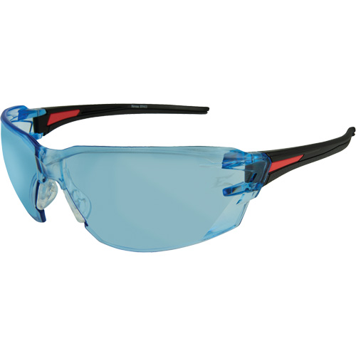 Lunettes de s&eacute;curit&eacute; Nevosa, Lentille Bleu p&acirc;le, Anti-&eacute;gratignures, R&eacute;pond ou surpasse la norme CSA Z94.3 Action Paper