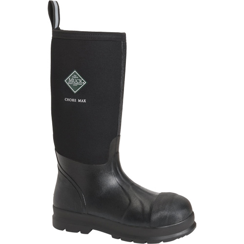 Bottes de s&eacute;curit&eacute; Chore Max, Caoutchouc, Embout Composite, Pointure 10, Semelle R&eacute;sistant aux perforations Action Paper