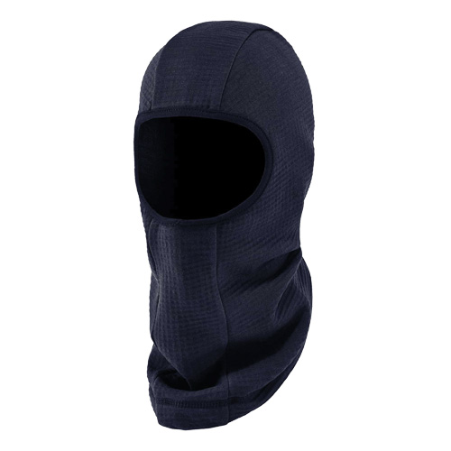 N-Ferno&reg; Dual Hazard Balaclava Face Mask, Navy Blue, Fleece Action Paper