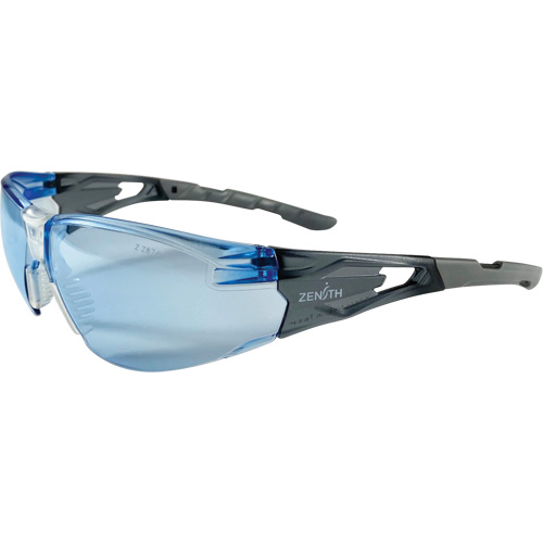 Z2900 Series Safety Glasses, Blue Lens, Anti-Scratch, ANSI Z87+/Meets/Exceeds CSA Z94.3 Action Paper