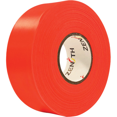 Ruban de signalisation, 1,1875" la x 164' lo, Orange fluorescent Action Paper