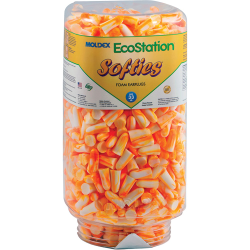 EcoStation Softies&reg; Earplug Refill, Bulk - Canister Action Paper