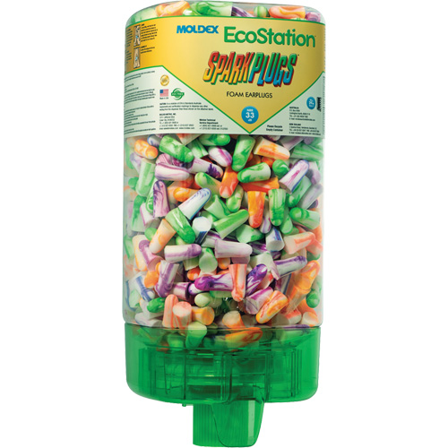 Trousse de d&eacute;marrage de distributeur de bouchons d'oreilles EcoStation SparkPlugs Action Paper