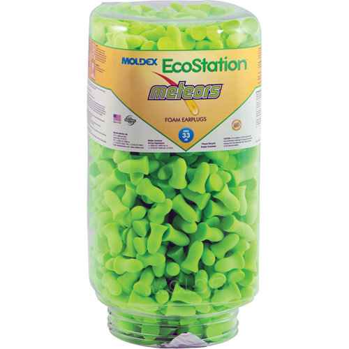 EcoStation Meteors&reg; Earplug Refill, Bulk - Canister Action Paper