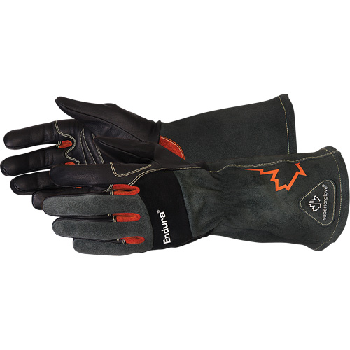 Endura&reg; TIG Welding & Multi-Task Glove, Grain Goatskin, Size Small Action Paper