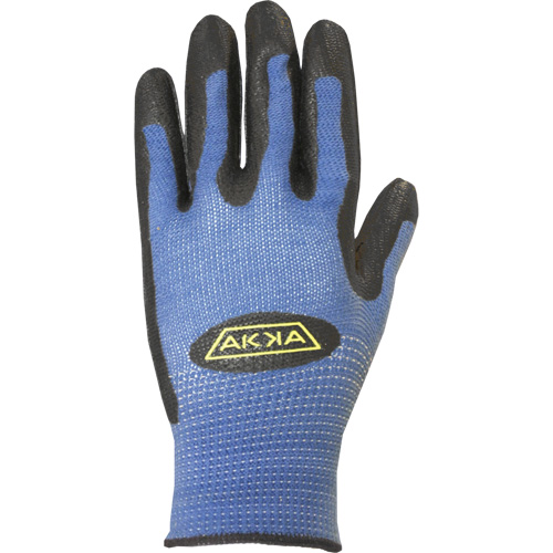 General Purpose Coated Gloves, Medium, Rubber Latex Coating, 13 Gauge, Polyester Shell Action Paper