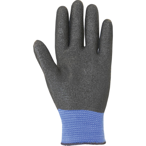 General Purpose Coated Gloves, Medium, Rubber Latex Coating, 13 Gauge, Polyester Shell Action Paper