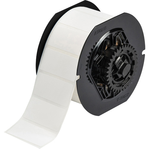 &eacute;tiquettes pour imprimante de s&eacute;rie B33, Papier, 2" lo x 1" h, Blanc Action Paper