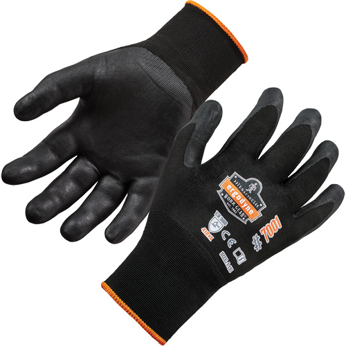 Gants enduits ProFlex DSX pour pr&eacute;hension de produits secs, Petit, R&ecirc;vetement Nitrile, Calibre 18, Enveloppe en Nylon/Spand Action Paper