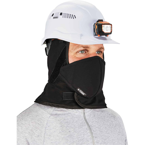 Doublure de casque de s&eacute;curit&eacute; d'hiver N-Ferno avec cache-bouche, Doublure en Molleton, Taille unique, Noir Action Paper