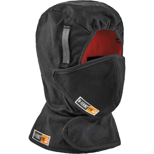Doublure de casque de s&eacute;curit&eacute; d'hiver r&eacute;sistante au feu N-Ferno avec cache-bouche Action Paper
