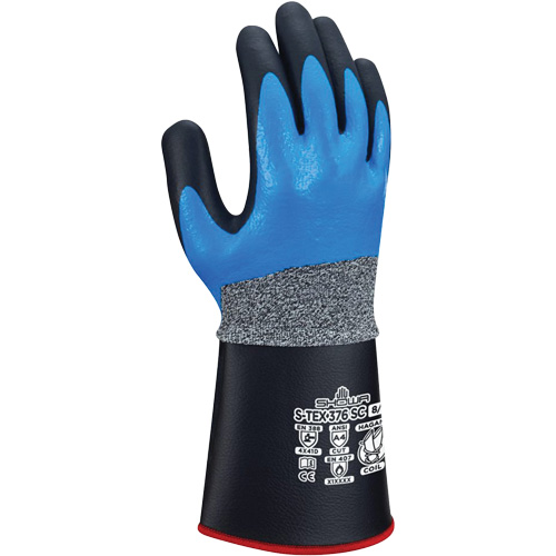 Gants r&eacute;sistants aux coupures S-Tex 3756SC, Taille Moyen/7, Calibre 13, Rev&ecirc;tement Nitrile/Mousse de nitrile, Enveloppe en Hagane Coil, ASTM ANSI niveau A4/EN 388 niveau D Action Paper