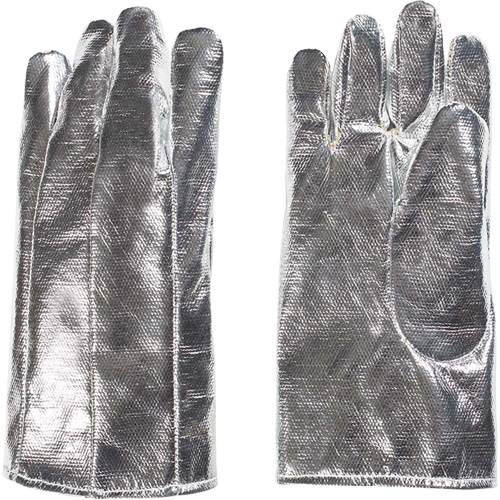 Gants r&eacute;sistants &agrave; la chaleur, Aluminis&eacute;/Kevlar, Taille unique, Prot&egrave;ge jusqu'&agrave; 800° F (426.66° C) Action Paper