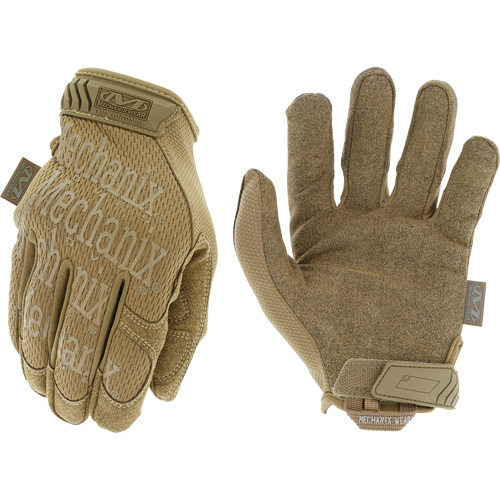The Original&reg; Coyote Work Gloves, Synthetic Palm, Size 8 Action Paper