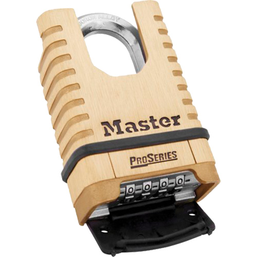 Cadenas &agrave; combinaison prot&eacute;g&eacute; ProSeries, Laiton, Laiton massif, Largeur de 2-1/4" Action Paper