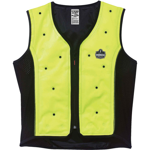 Chill-Its&reg; 6685 Dry Cooling Vest, 4X-Large, High Visibility Lime-Yellow Action Paper