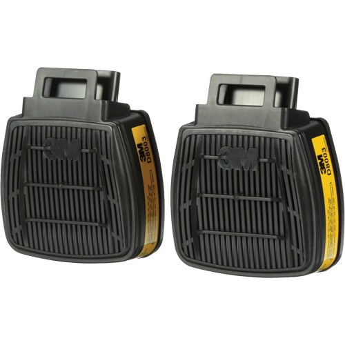 Cartouche pour respirateur Secure Click, Cartouche gaz/vapeur, Vapeurs organiques/Gaz acides Action Paper