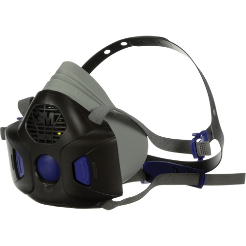 Respirateur r&eacute;utilisable &agrave; demi-masque s&eacute;rie HF-800 Secure Click, Silicone, Moyen Action Paper